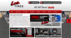 Desktop Screenshot of leestires.com